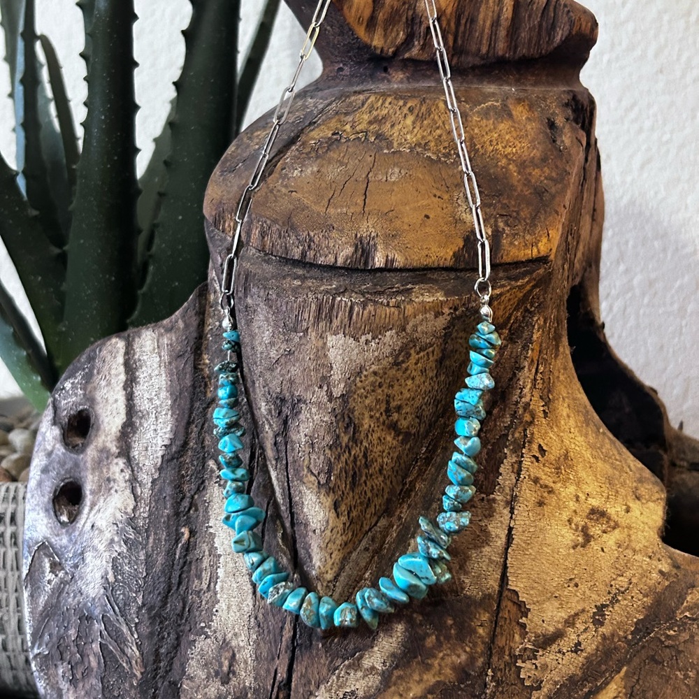 Turquoise Dawn Necklace – 16”